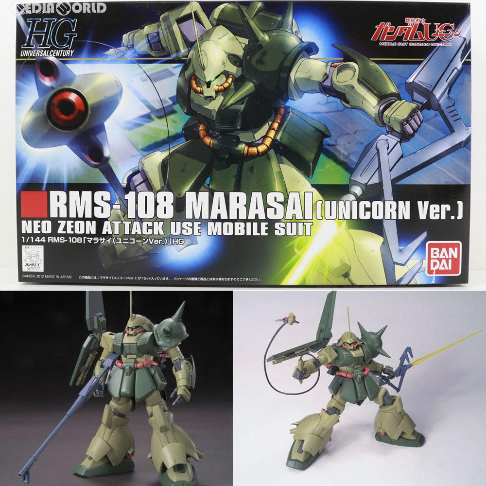 【中古即納】[PTM]HGUC 1/144 RMS-108 マラサイ(ユニコーンVer.) 機動戦士ガンダムUC(ユニコーン) プラモデル(0175777) バンダイ(20181110)