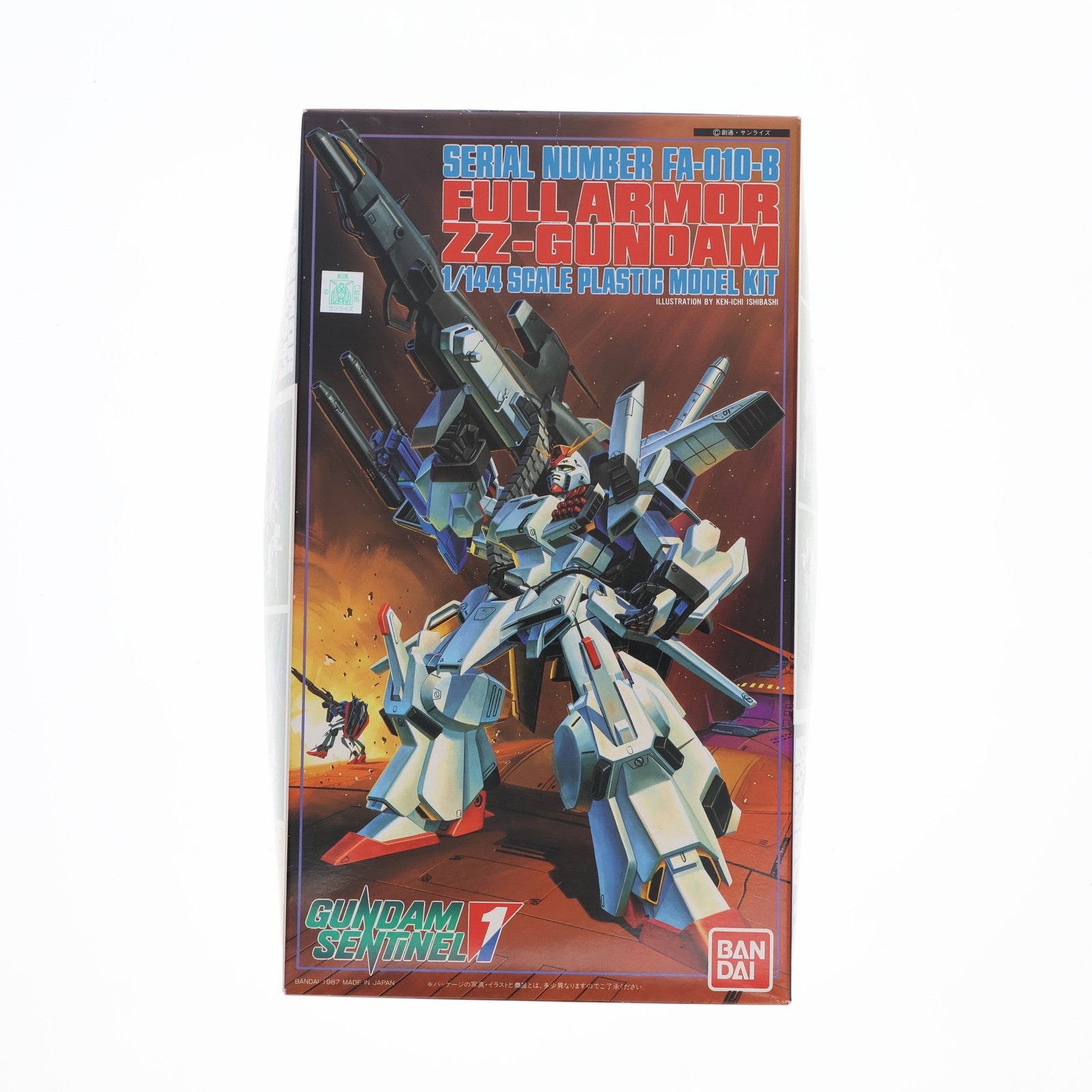 【中古即納】[PTM]1/144 FA-010-B フルアーマーダブルゼータガンダム ガンダム・センチネル シリーズNo.1 プラモデル(0020267) バンダイ(20180324)