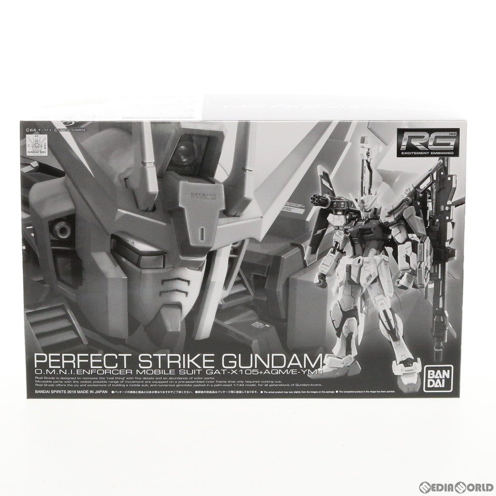 【中古即納】[PTM]プレミアムバンダイ限定 RG 1/144 GAT-X105+AQM/E-YM1 パーフェクトストライクガンダム 機動戦士ガンダムSEED(シード) プラモデル(5058086) バンダイスピリッツ(20190930)