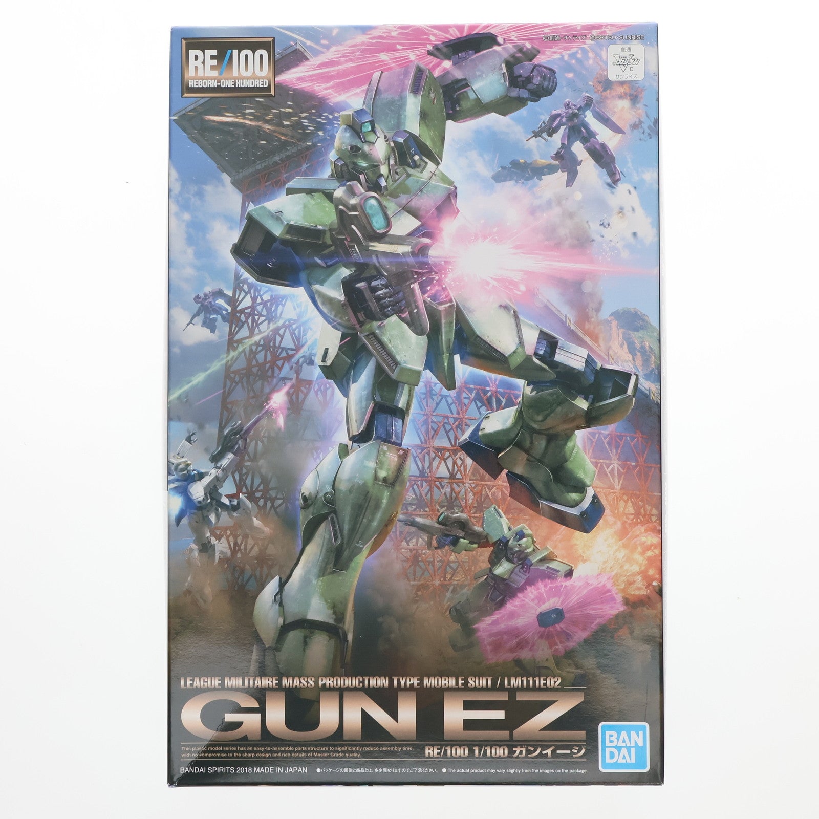 【中古即納】[PTM]RE/100 1/100 LM111E02 ガンイージ 機動戦士Vガンダム プラモデル バンダイスピリッツ(20181229)