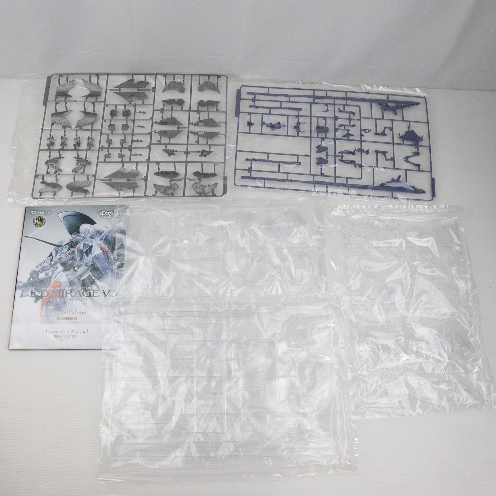 【中古即納】[PTM]IMS 1/100 L.E.D.ミラージュ V3 クリア外装仕様限定版 ファイブスター物語 インジェクション アッセンブリー  モーターヘッドシリーズ プラモデル ボークスショップ&ホビー天国ウェブ限定 ボークス(20230228)