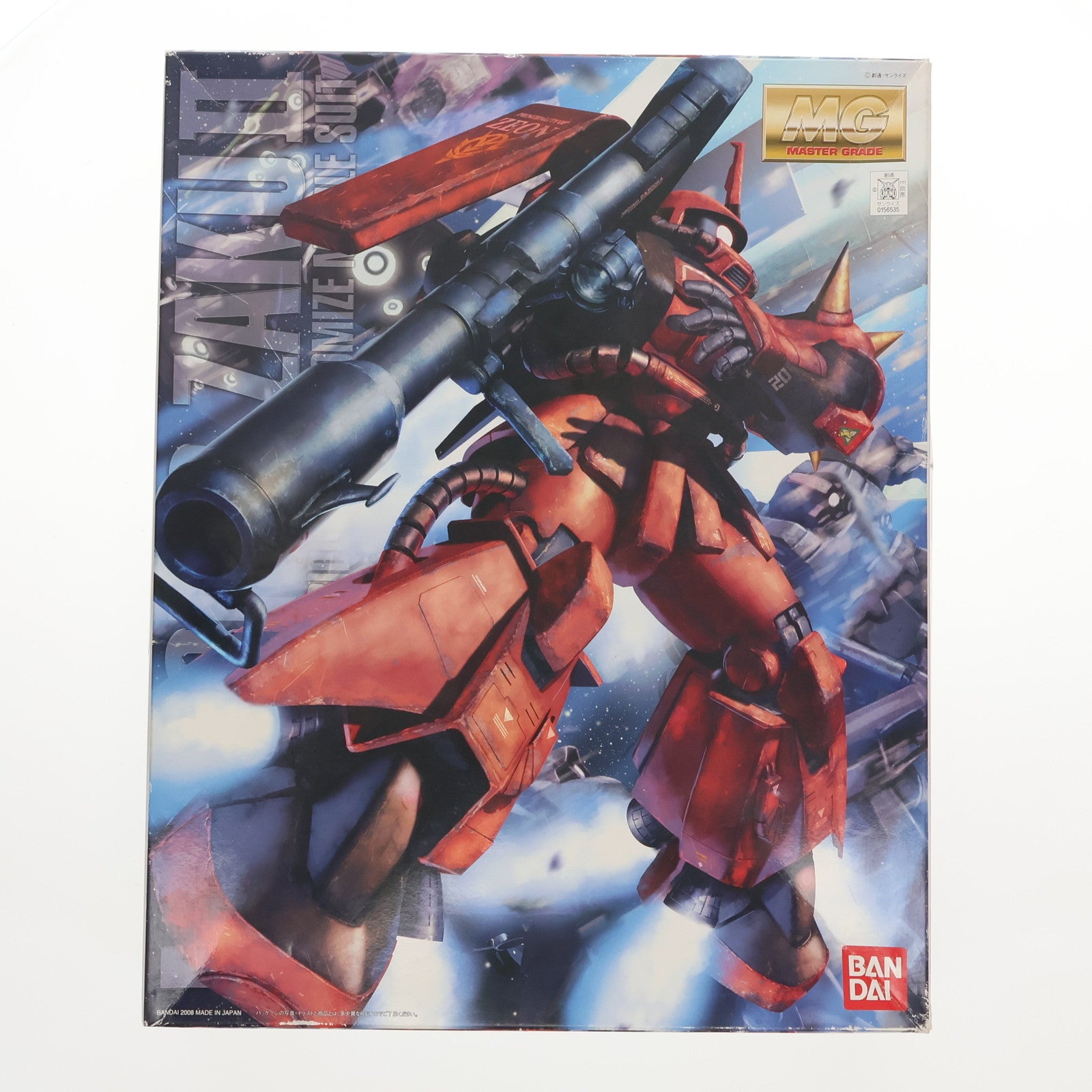 【中古即納】[PTM]MG 1/100 MS-06R-2 ジョニー・ライデン専用ザク Ver.2.0 機動戦士ガンダム プラモデル(0156535) バンダイ(20080930)