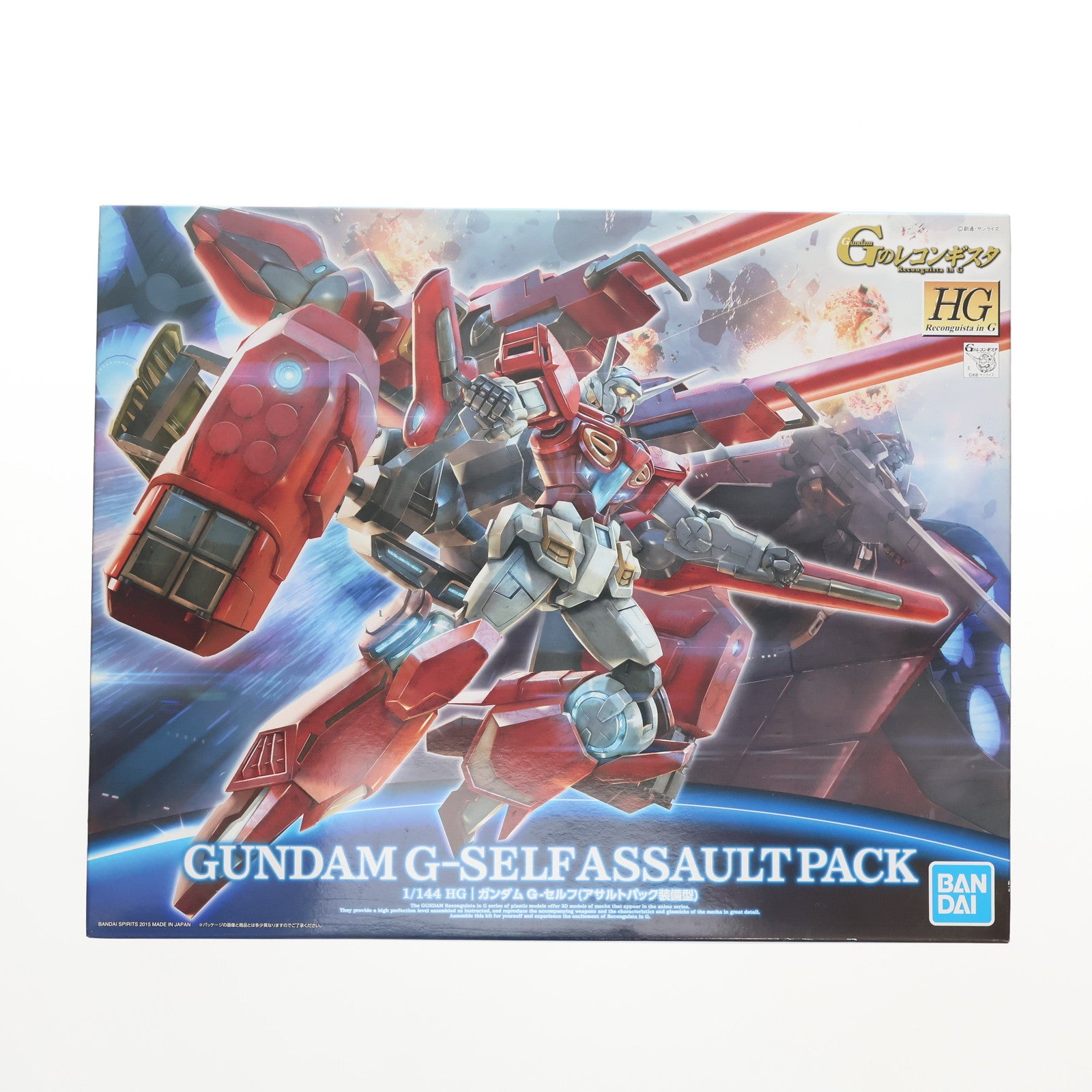 【中古即納】[PTM]HG 1/144 ガンダム G-セルフ(アサルトパック装備型) ガンダム Gのレコンギスタ シリーズNo.12  プラモデル(5062911) バンダイスピリッツ(20181231)