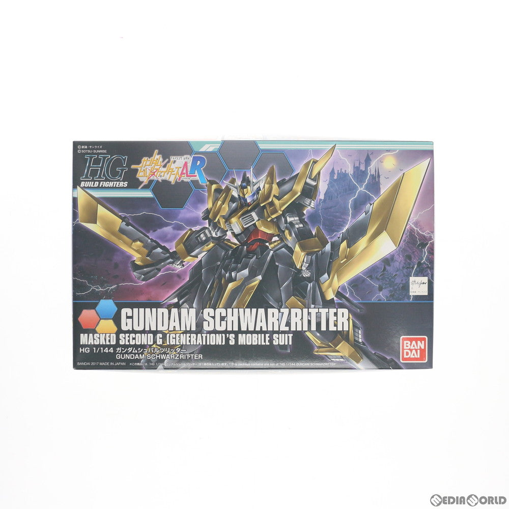 【中古即納】[PTM]HGBF 1/144 ガンダムシュバルツリッター ガンダムビルドファイターズA-R プラモデル(0218384) バンダイ(20170531)