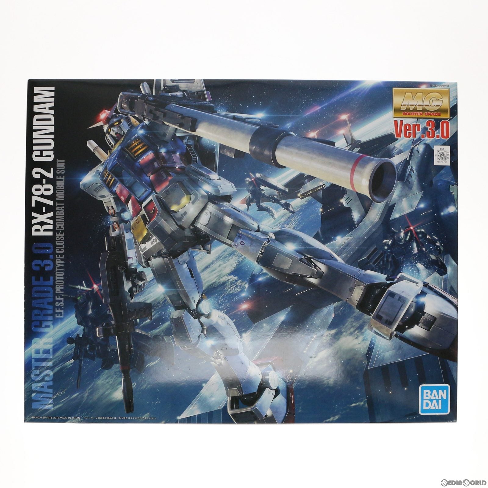 【中古即納】[PTM] MG 1/100 RX-78-2 ガンダム Ver.3.0 機動戦士ガンダム プラモデル(5061610) バンダイスピリッツ(20210327)