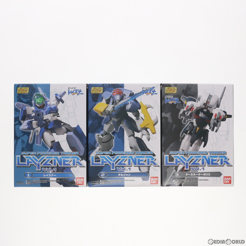 【中古即納】[PTM] (BOX)(食玩)スーパーミニプラ 蒼き流星SPTレイズナー Vol.1 プラモデル(3個) バンダイ(20210426)