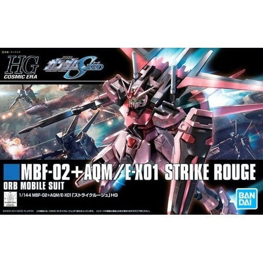 【中古即納】[PTM] (再販)HGCE 1/144 MBF-02+AQM/E-X01 ストライクルージュ 機動戦士ガンダムSEED(シード) プラモデル(0189162) バンダイスピリッツ(20240731)