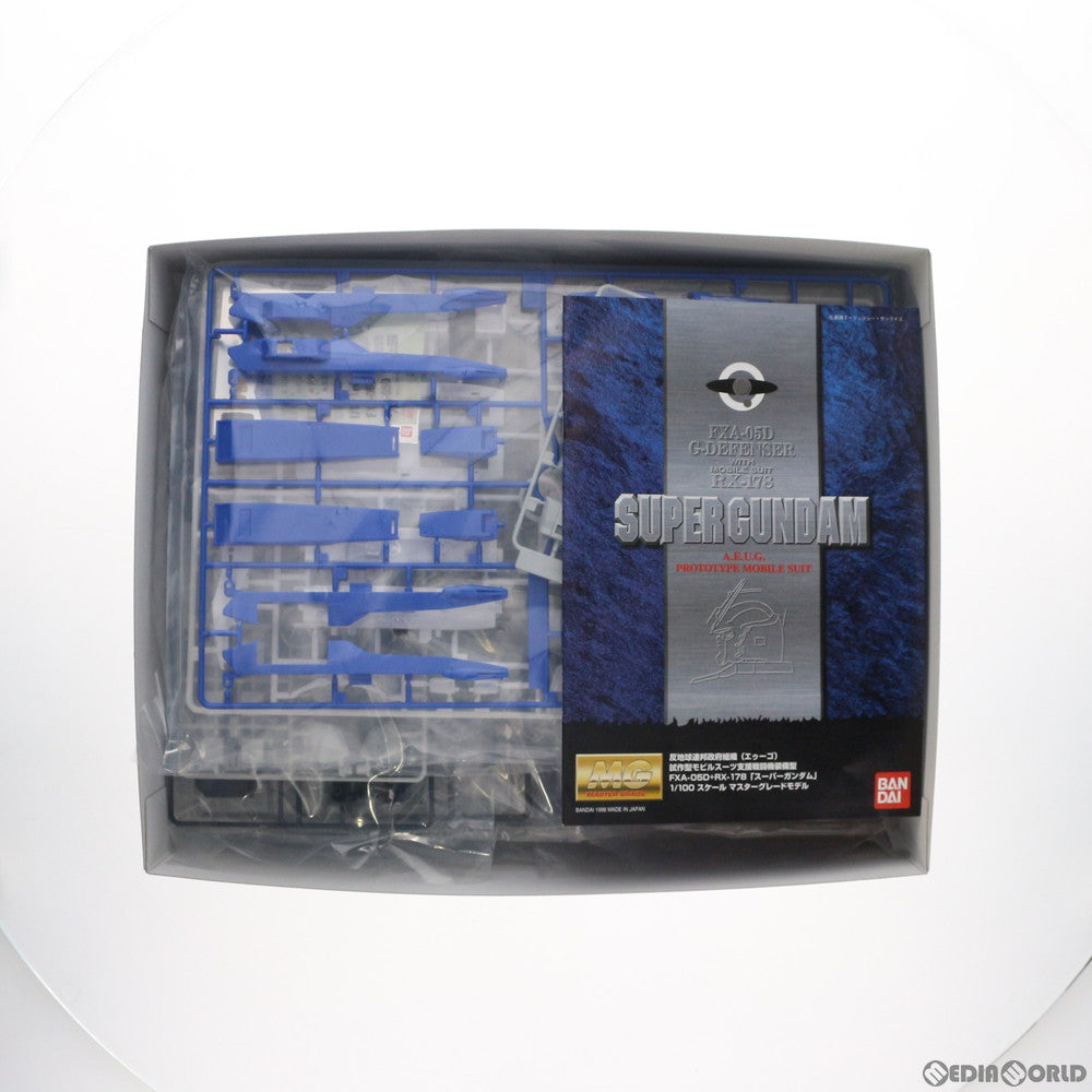 【中古即納】[PTM] MG 1/100 FXA-05D + RX-178 スーパーガンダム 反地球連邦政府組織(エゥーゴ) 試作型モビルスーツ支援戦闘機装備型 機動戦士Zガンダム プラモデル(0071420) バンダイ(20170421)