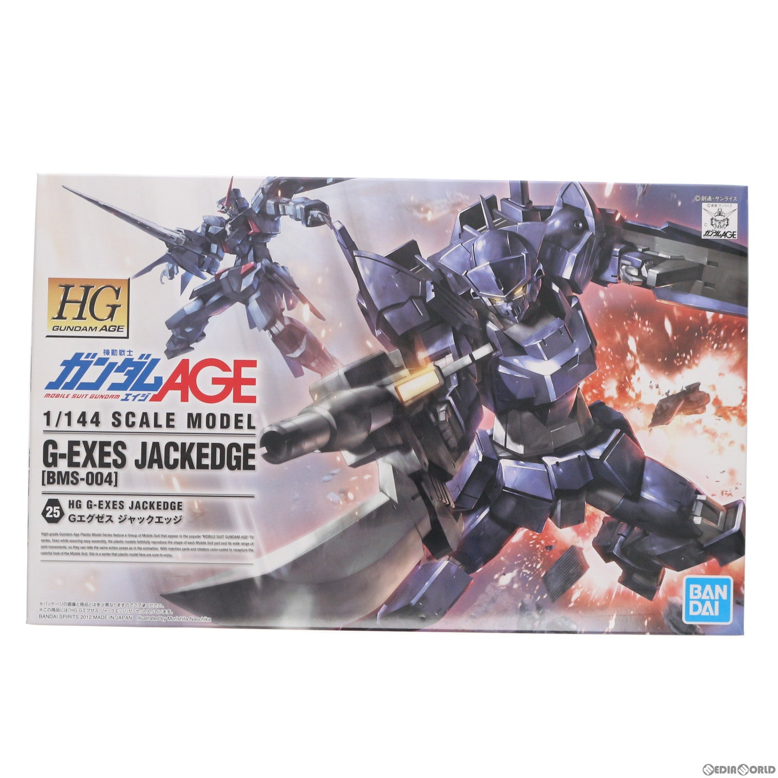 【中古即納】[PTM] HG 1/144 Gエグゼス ジャックエッジ 機動戦士ガンダムAGE(エイジ) プラモデル(5062829) バンダイスピリッツ(20210806)