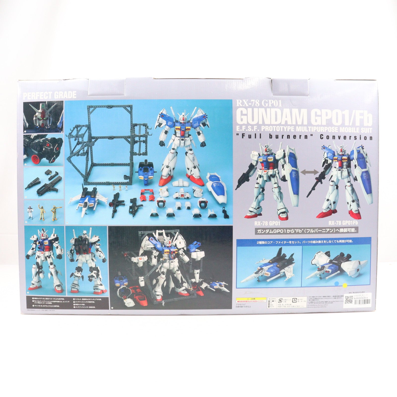 【中古即納】[PTM] 初回限定特典付属 PG 1/60 RX-78GP01/Fb RX-78ガンダムGP01/FB 機動戦士ガンダム0083 STARDUST MEMORY プラモデル(0116409) バンダイ(20031130)