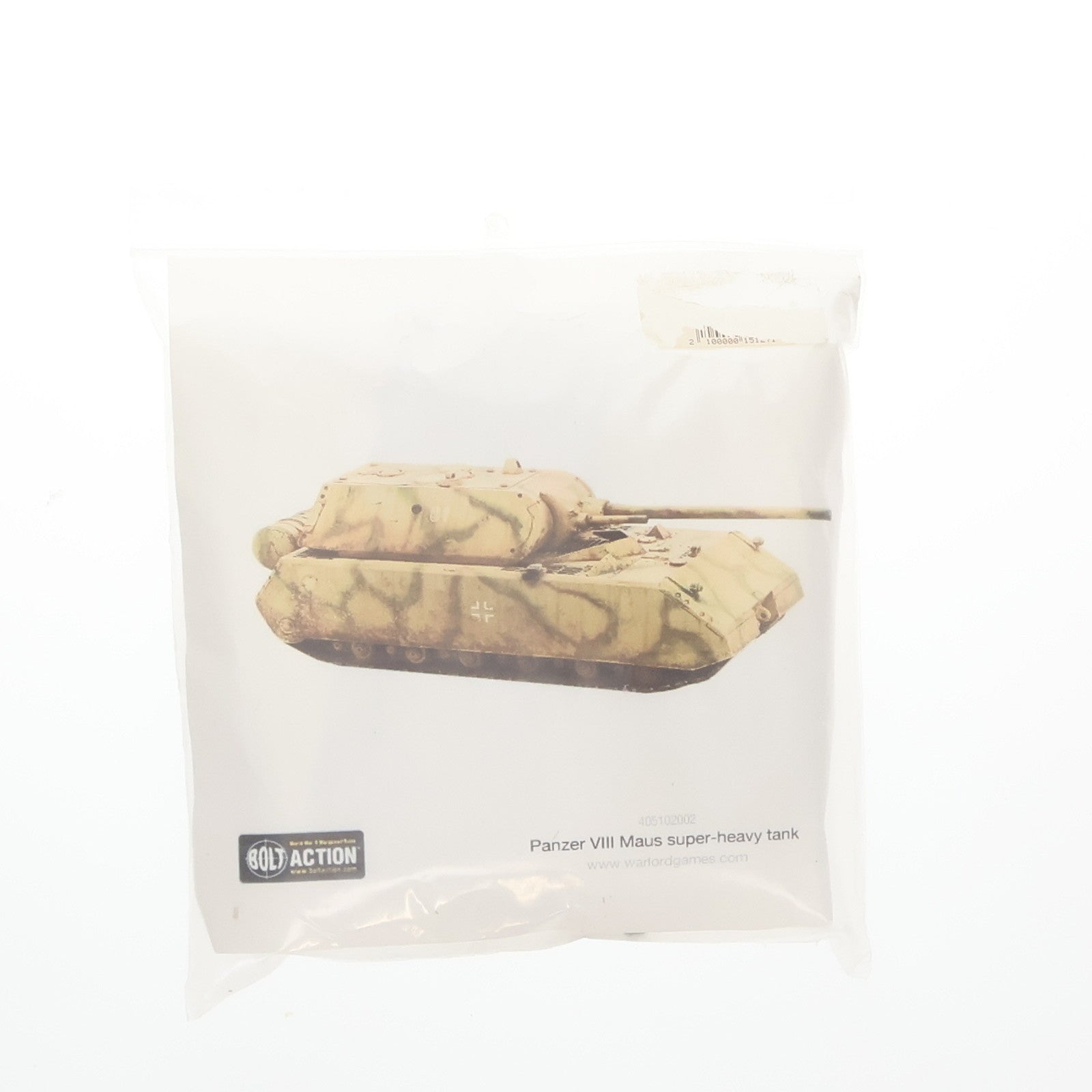 【中古即納】[PTM] ボルトアクション 1/56 Panzer VIII Maus super-heavy tank(マウス 超重戦車) プラモデル(405102002) Warlord Games(ウォーロードゲームズ)(20171231)