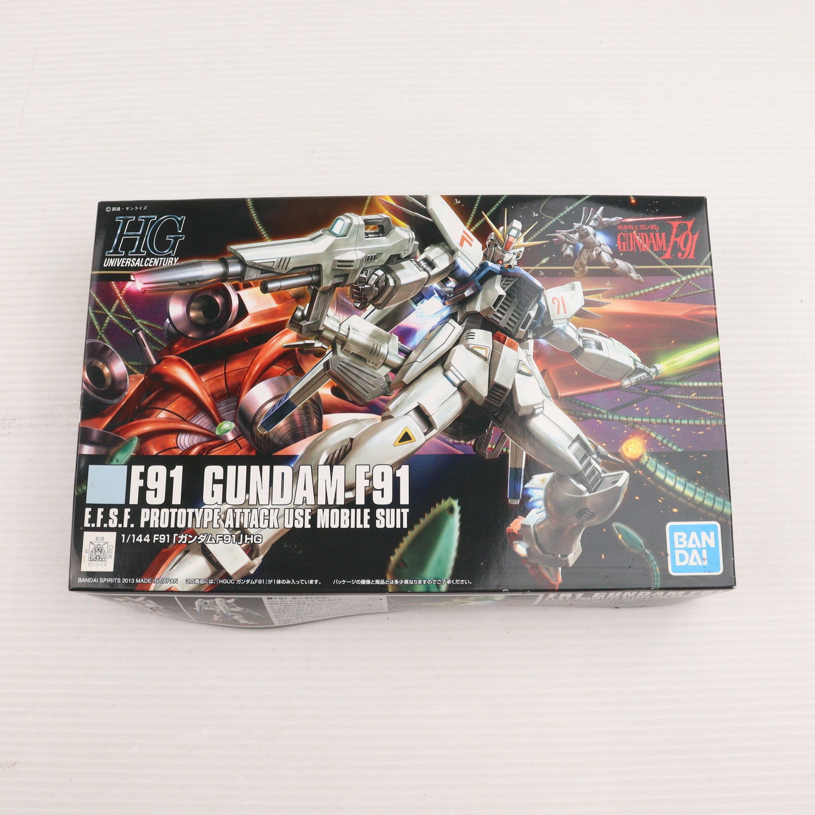 【中古即納】[PTM] (再販) HGUC 1/144 F91 ガンダムF91 機動戦士ガンダムF91 シリーズ No.167 プラモデル(5057955) バンダイスピリッツ(20241127)