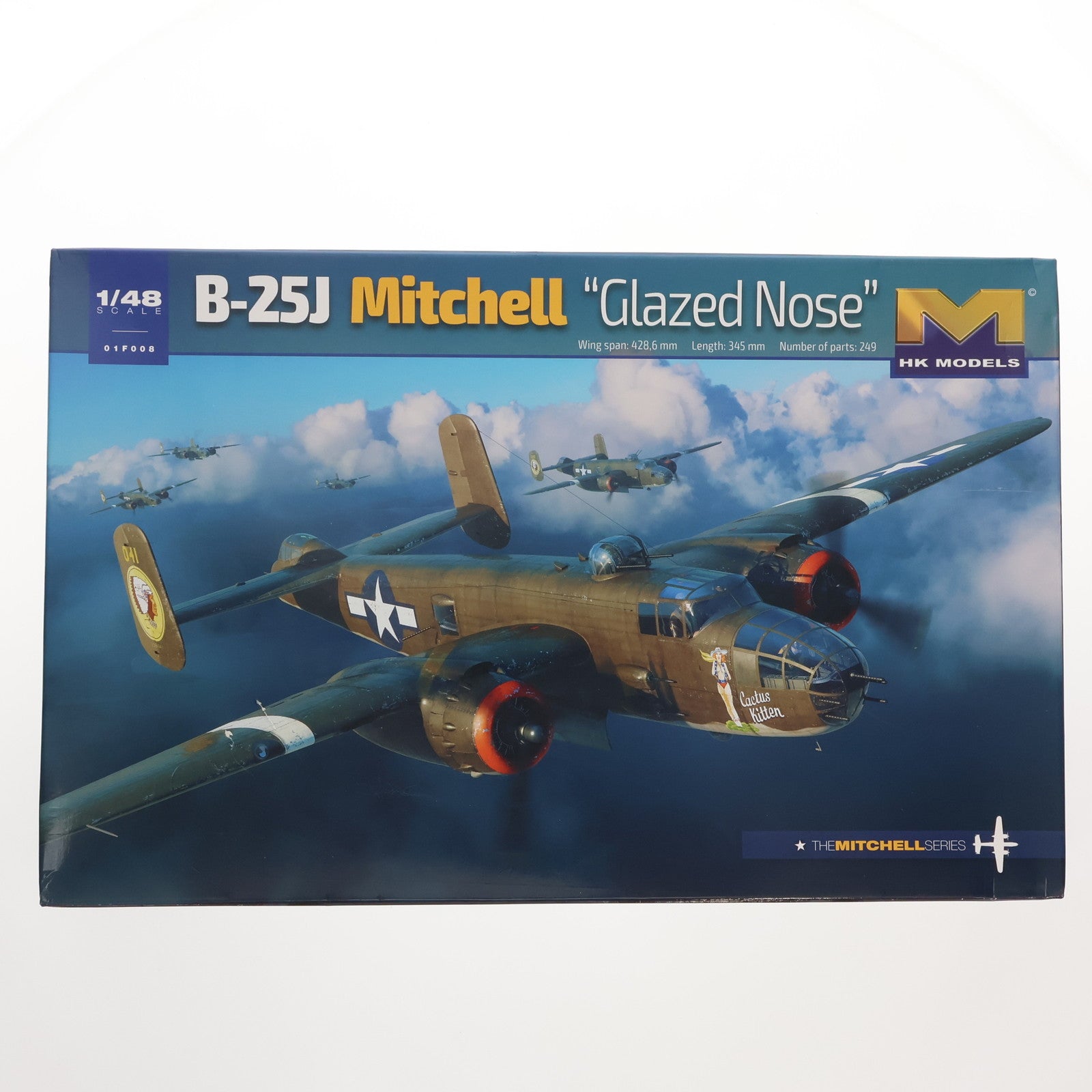【中古即納】[PTM] 1/48 B-25J ミッチェルl グラスノーズ プラモデル(01F008) HK Model(ホンコンモデルズ)(20221216)