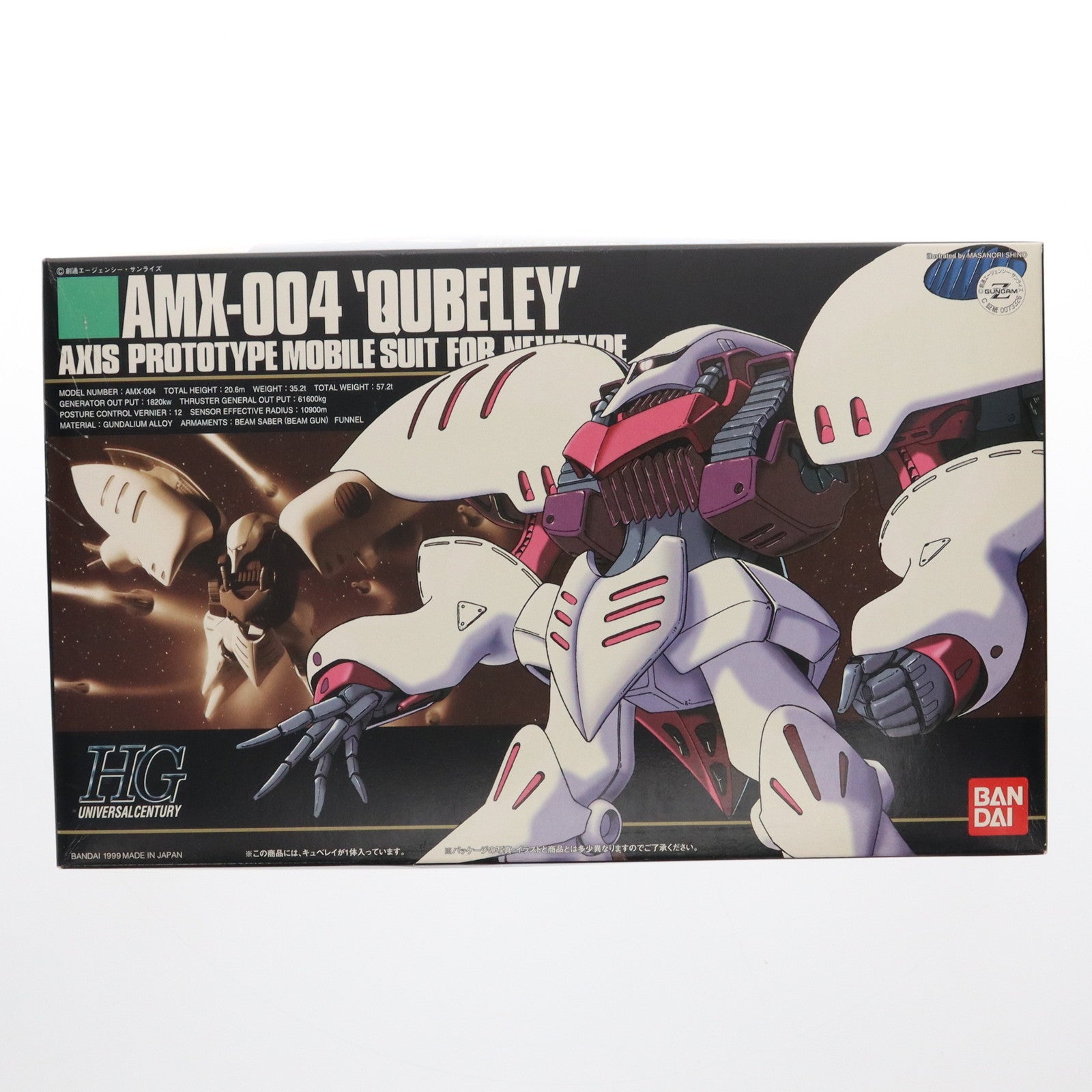 【中古即納】[PTM] HGUC 1/144 AMX-004 キュベレイ 機動戦士Zガンダム プラモデル バンダイ(20090831)