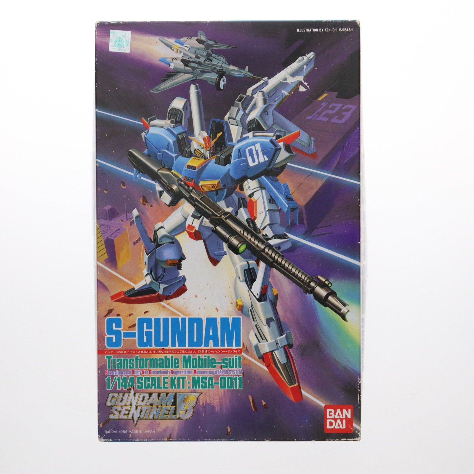 【中古即納】[PTM] 1/144 MSA-0011 Sガンダム ガンダム・センチネル シリーズNo.3 プラモデル(0024665) バンダイ(19991231)