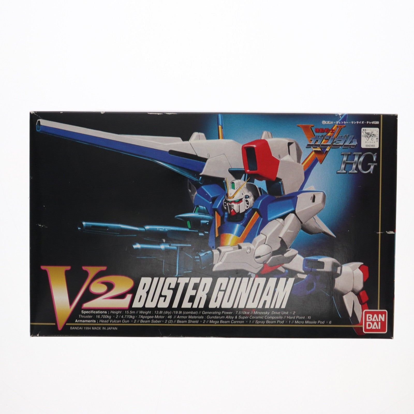 【中古即納】[PTM] HG 1/100 V2バスターガンダム 機動戦士Vガンダム プラモデル(0042483) バンダイ(19991231)