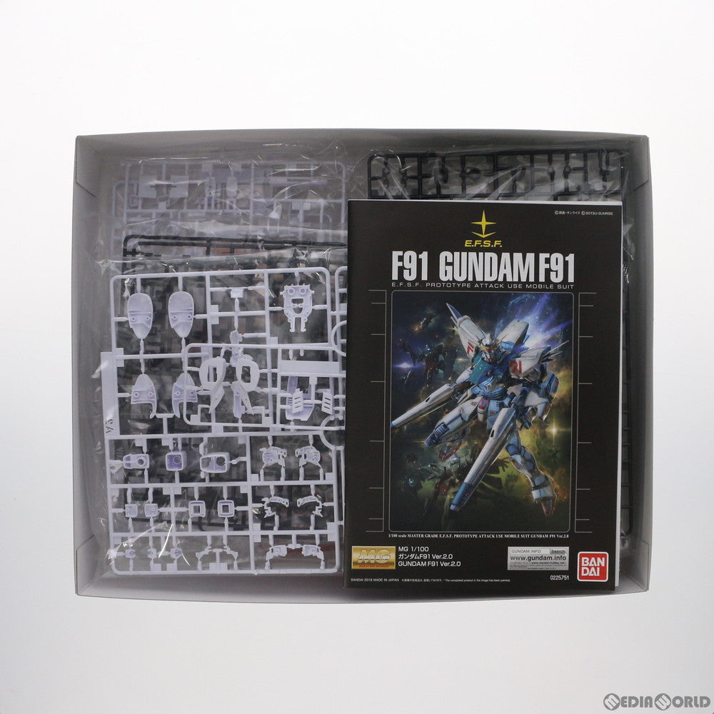 【中古即納】[PTM] 富野由悠季の世界限定 MG 1/100 ガンダムF91 Ver.2.0 ORIGINAL PLAN Ver. 機動戦士ガンダムF91 プラモデル(5058827) バンダイスピリッツ(20190720)