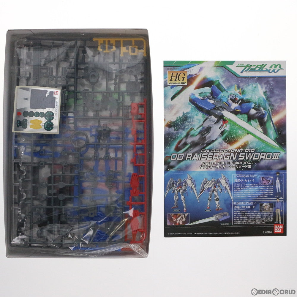 【中古即納】[PTM] HG 1/144 ダブルオーライザー+GNソードIII 機動戦士ガンダム00(ダブルオー) プラモデル(0160996) バンダイ(20171111)