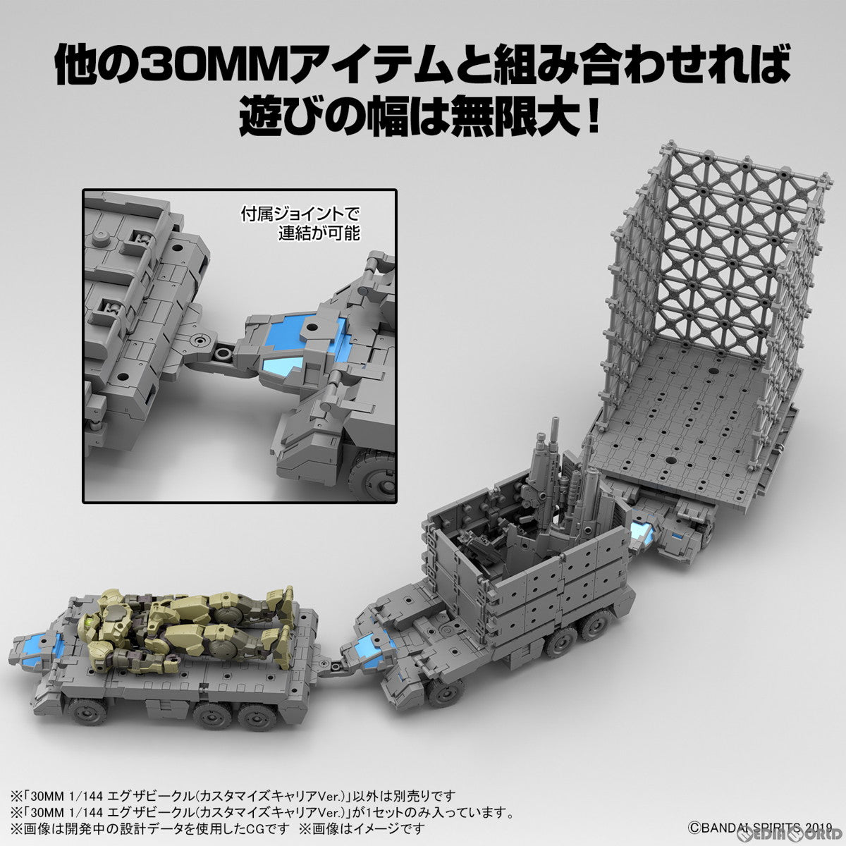 【中古即納】[PTM] 30MM 1/144 エグザビークル(カスタマイズキャリアVer.) 30 MINUTES MISSIONS(サーティミニッツミッションズ) プラモデル(5065323) バンダイスピリッツ(20230617)