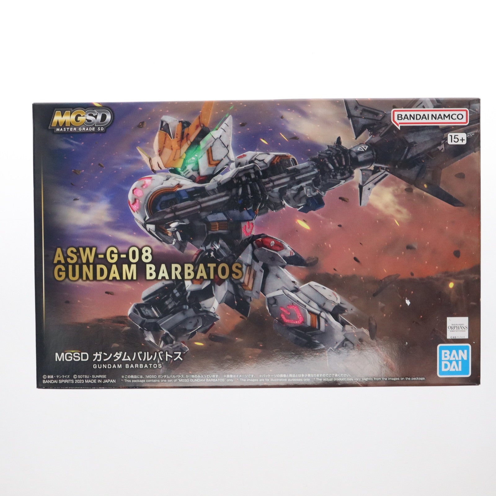 【中古即納】[PTM] (再販) MGSD ガンダムバルバトス 機動戦士ガンダム 鉄血のオルフェンズ プラモデル(5065699) バンダイスピリッツ(20241218)