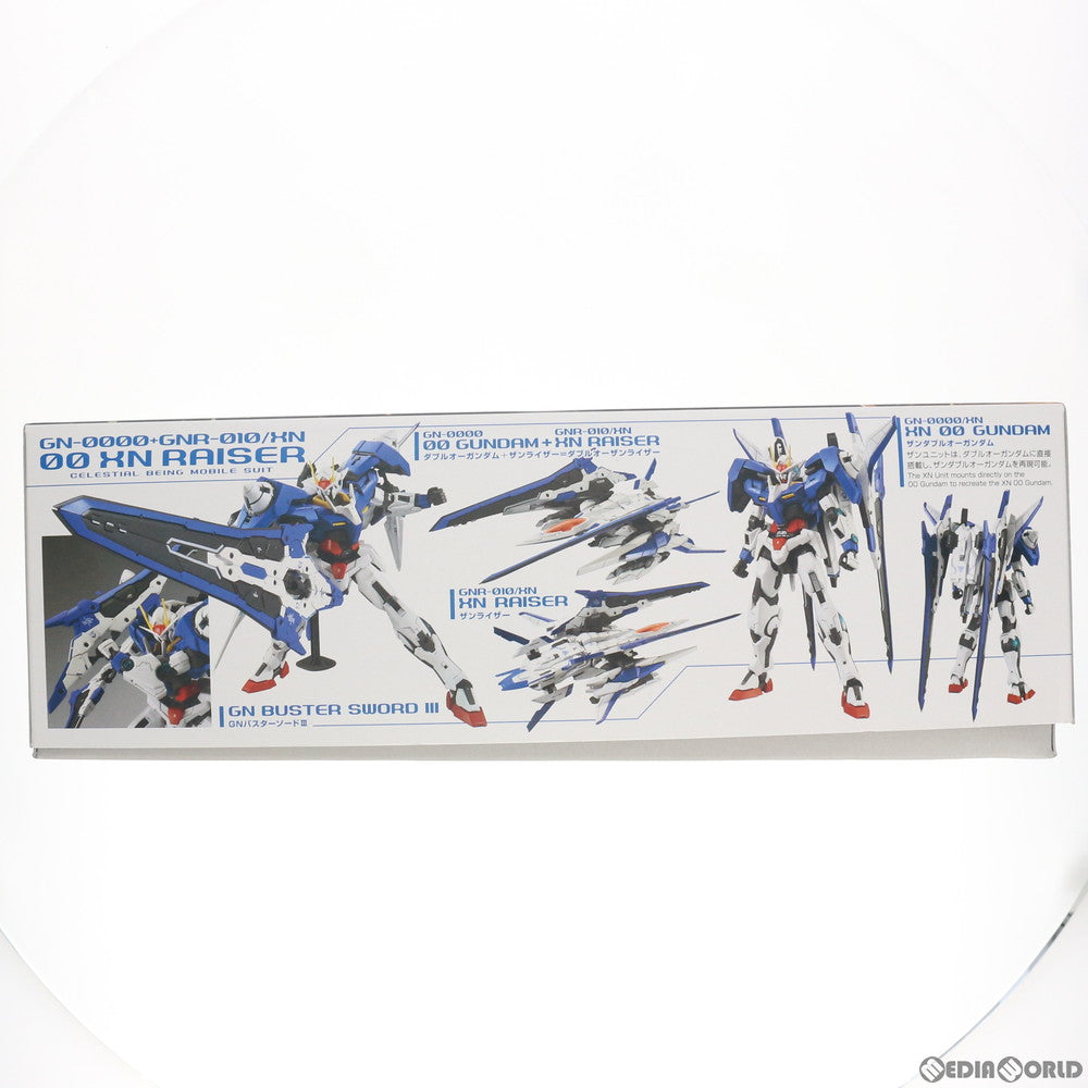 【中古即納】[PTM] プレミアムバンダイ限定 MG 1/100 GN-0000+GNR-010/XN ダブルオーザンライザー 機動戦士ガンダム00V(ダブルオーブイ) プラモデル(0218506) バンダイ(20170731)