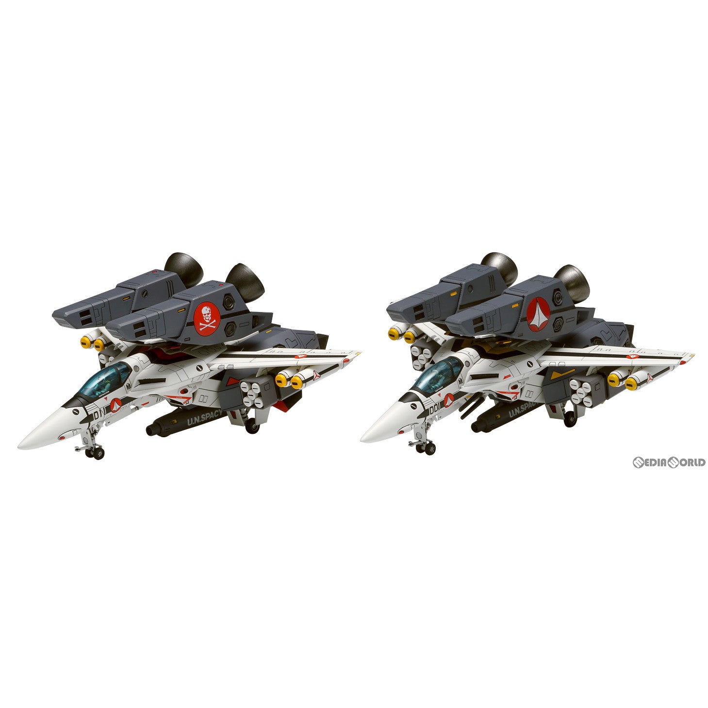 【中古即納】[PTM] 1/100 VF-1S/A スーパーバルキリー[ファイター] 超時空要塞マクロス プラモデル(MC-067) ウェーブ(WAVE)(20240601)