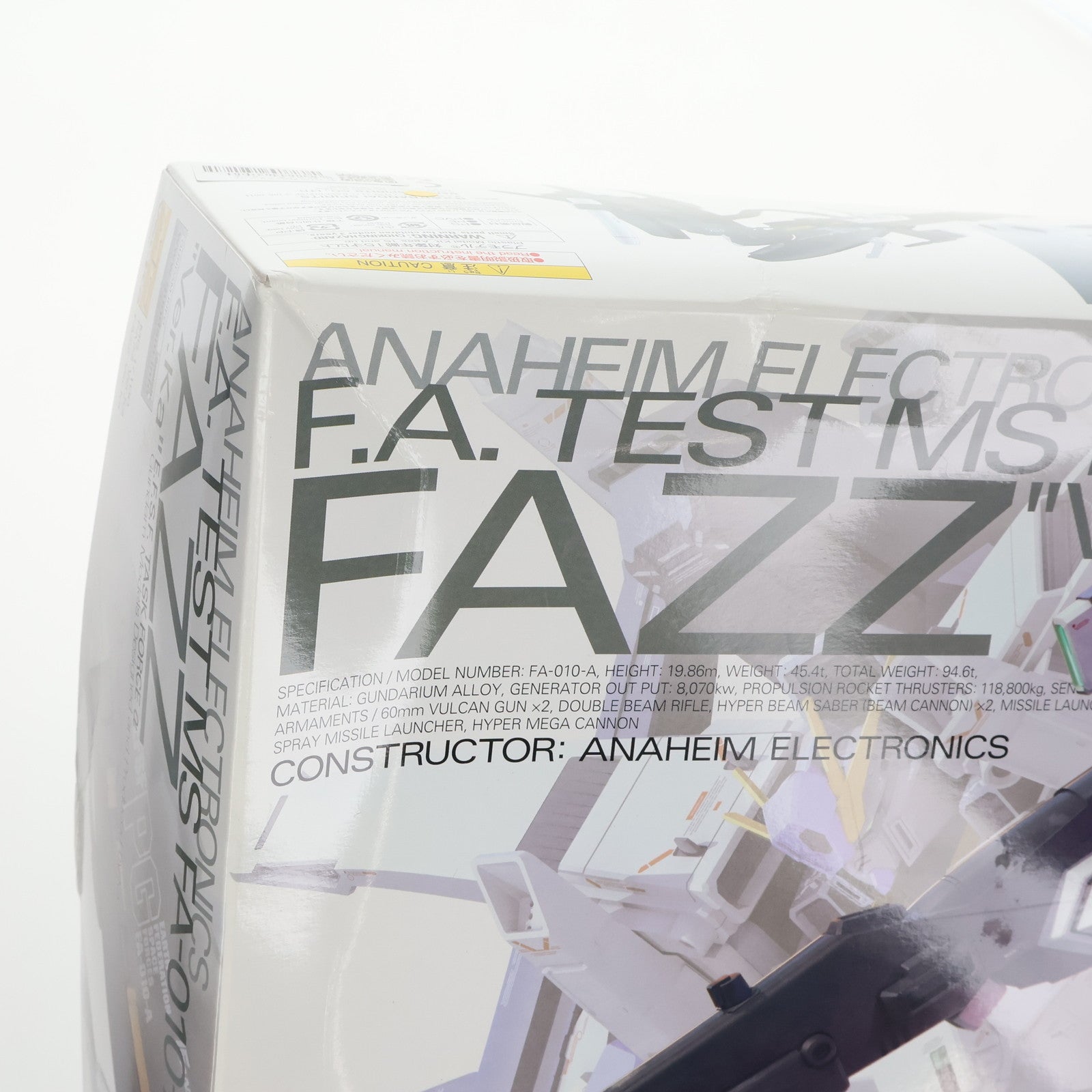 【中古即納】[PTM] MG 1/100 FAZZ(ファッツ) Ver.Ka ガンダム・センチネル プラモデル(5058880) バンダイスピリッツ(20200428)