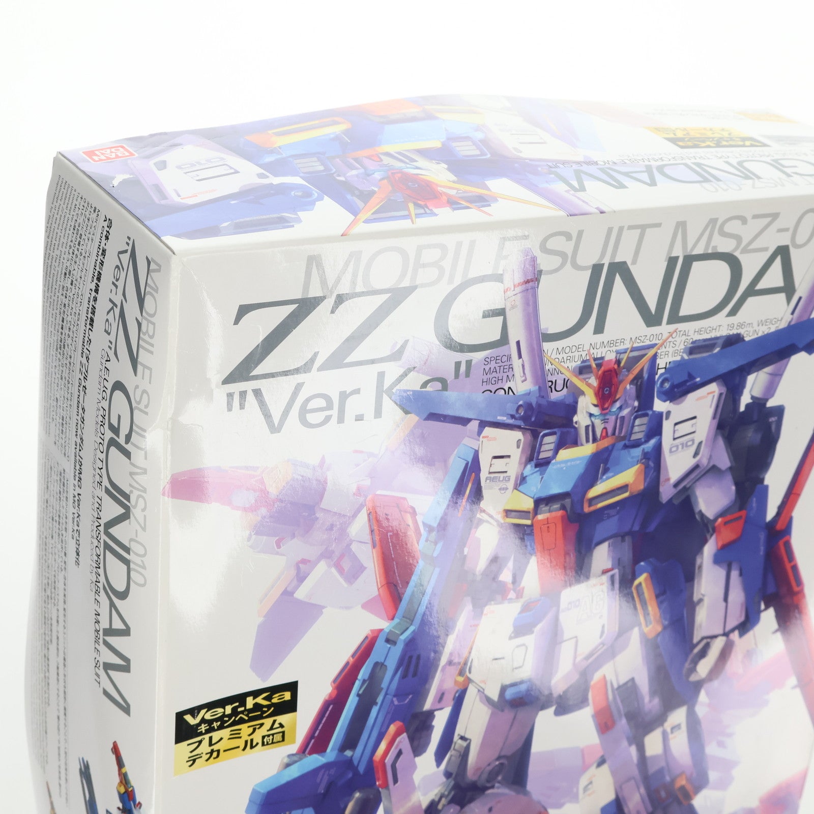 【中古即納】[PTM] MG 1/100 MSZ-010 ダブルゼータガンダム Ver.Ka 機動戦士ガンダムZZ(ダブルゼータ) プレミアムデカール同梱版 プラモデル(0222236) バンダイ(20170923)