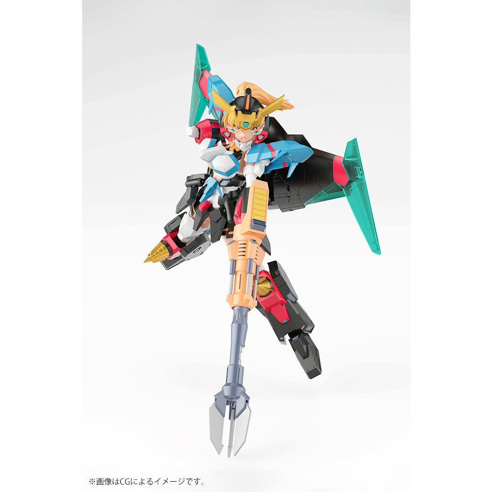 【中古即納】[PTM] フレームアームズ・ガール クロスフレーム・ガール ガオファイガー 勇者王ガオガイガーFINAL プラモデル(CG006) コトブキヤ(20241228)