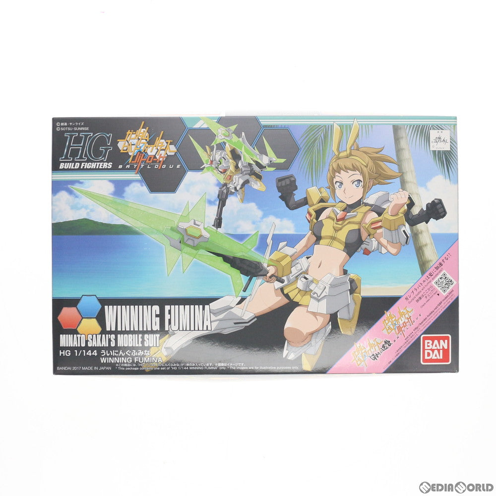 【中古即納】[PTM] HGBF 1/144 WF-01 ういにんぐふみな ガンダムビルドファイターズトライ プラモデル(0219551) バンダイ(20170930)