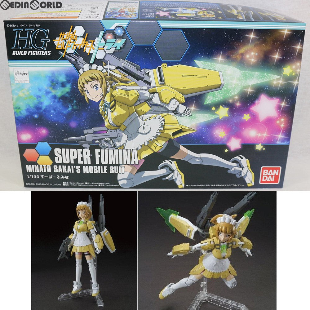 【中古即納】[PTM] HGBF 1/144 SF-01 すーぱーふみな ガンダムビルドファイターズトライ プラモデル(0201310) バンダイ(20151107)