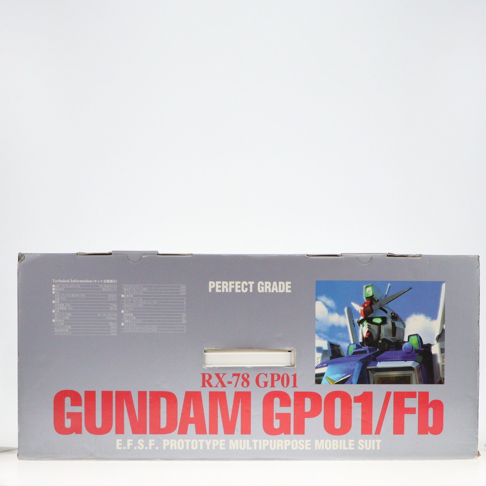 【中古即納】[PTM] PG 1/60 RX-78GP01/Fb RX-78ガンダムGP01/FB 機動戦士ガンダム0083 STARDUST MEMORY(スターダストメモリー) プラモデル(0116409) バンダイ(20031130)