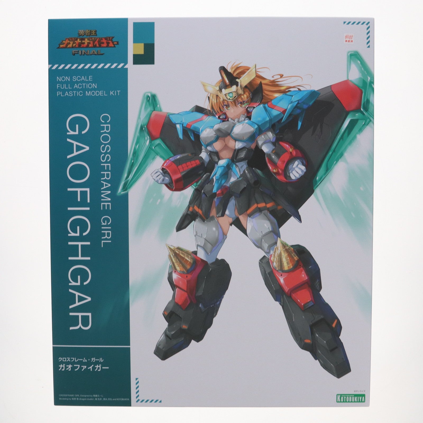 【中古即納】[PTM] コトブキヤショップ限定特典付属 フレームアームズ・ガール クロスフレーム・ガール ガオファイガー 勇者王ガオガイガーFINAL プラモデル(CG006) コトブキヤ(20241228)