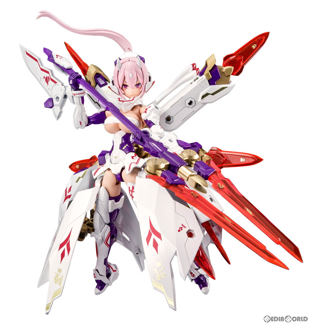 【中古即納】[PTM] (再販) メガミデバイス 1/1 朱羅 九尾(あすら きゅうび) プラモデル(KP515X) コトブキヤ(20221221)