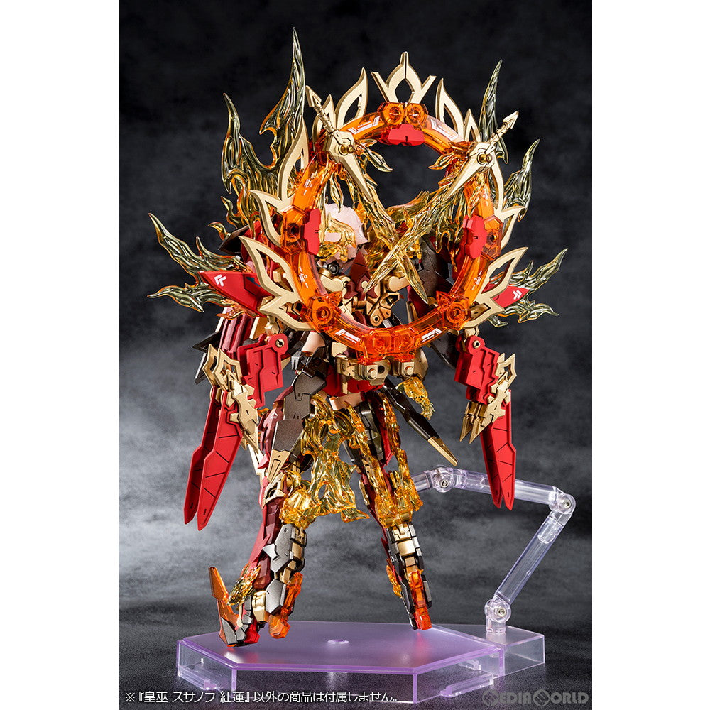 【中古即納】[PTM] メガミデバイス 1/1 皇巫 スサノヲ 紅蓮(オウブ スサノヲ グレン) プラモデル(KP745) コトブキヤ(20240425)