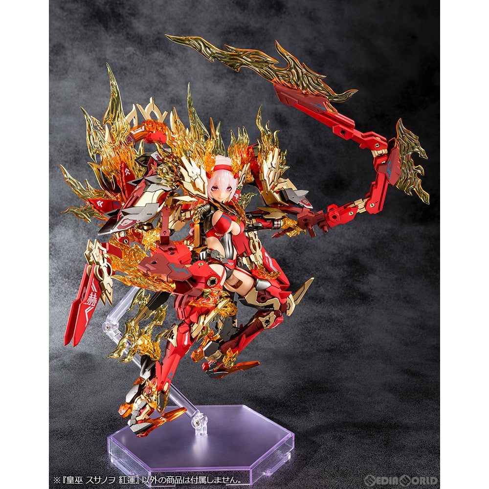 【中古即納】[PTM] メガミデバイス 1/1 皇巫 スサノヲ 紅蓮(オウブ スサノヲ グレン) プラモデル(KP745) コトブキヤ(20240425)