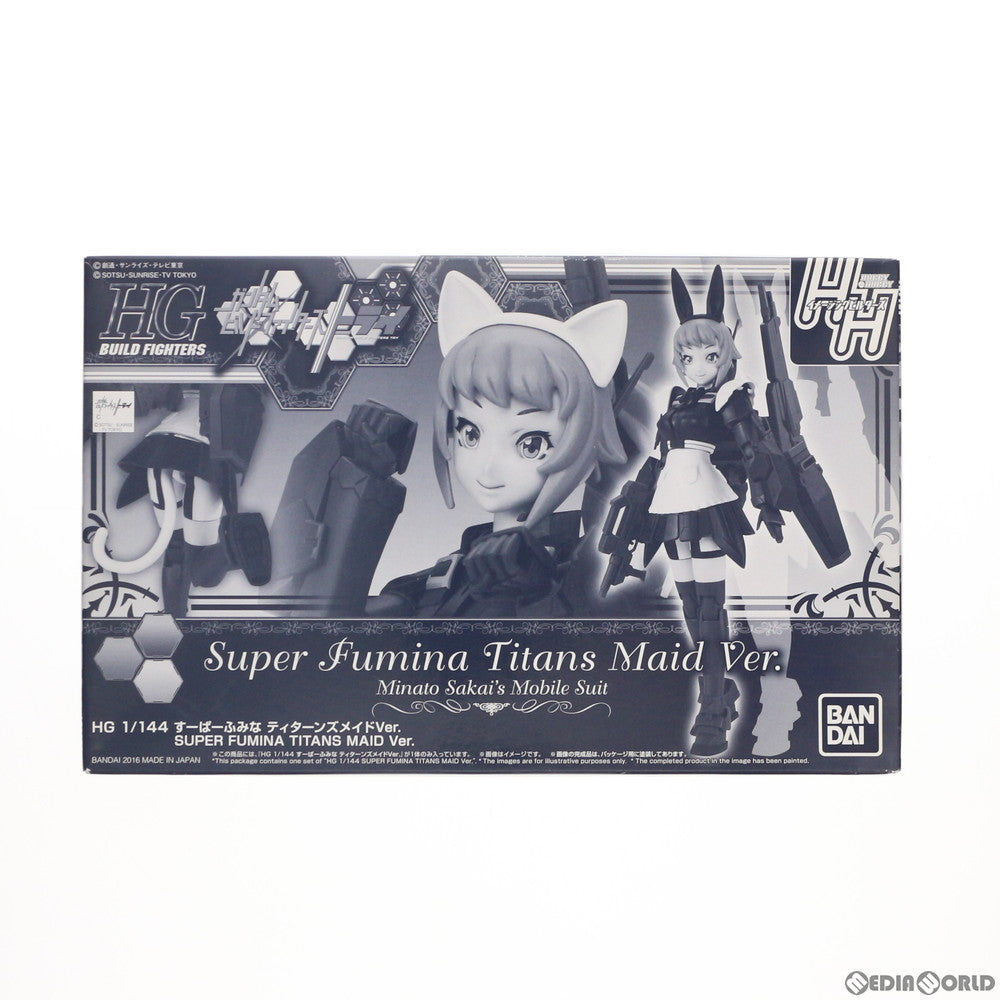 【中古即納】[PTM] プレミアムバンダイ限定 HGBF 1/144 すーぱーふみな ティターンズメイドVer. ガンダムビルドファイターズトライ アイランド・ウォーズ プラモデル(0212908) バンダイ(20161130)