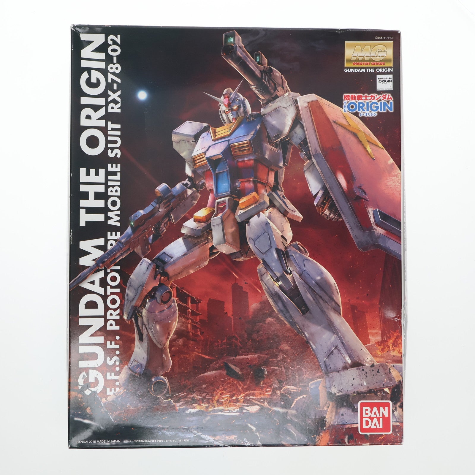 【中古即納】[PTM] MG 1/100 RX-78-02 ガンダム 機動戦士ガンダム THE ORIGIN(ジ・オリジン) プラモデル(0201314) バンダイ(20210615)