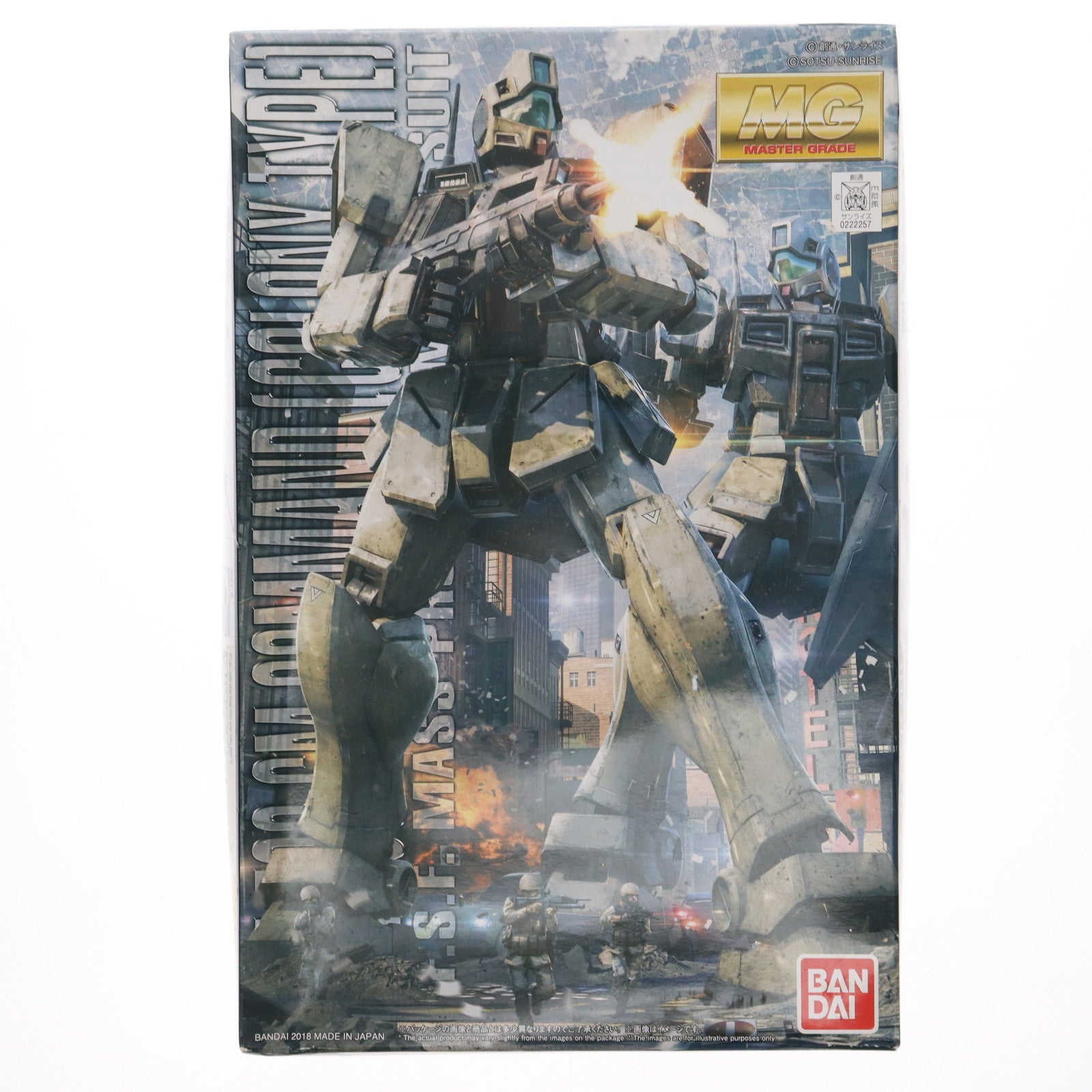 【中古即納】[PTM] MG 1/100 RGM-79G ジム・コマンド(コロニー戦仕様) 機動戦士ガンダム0080 ポケットの中の戦争 プラモデル バンダイ(20171227)