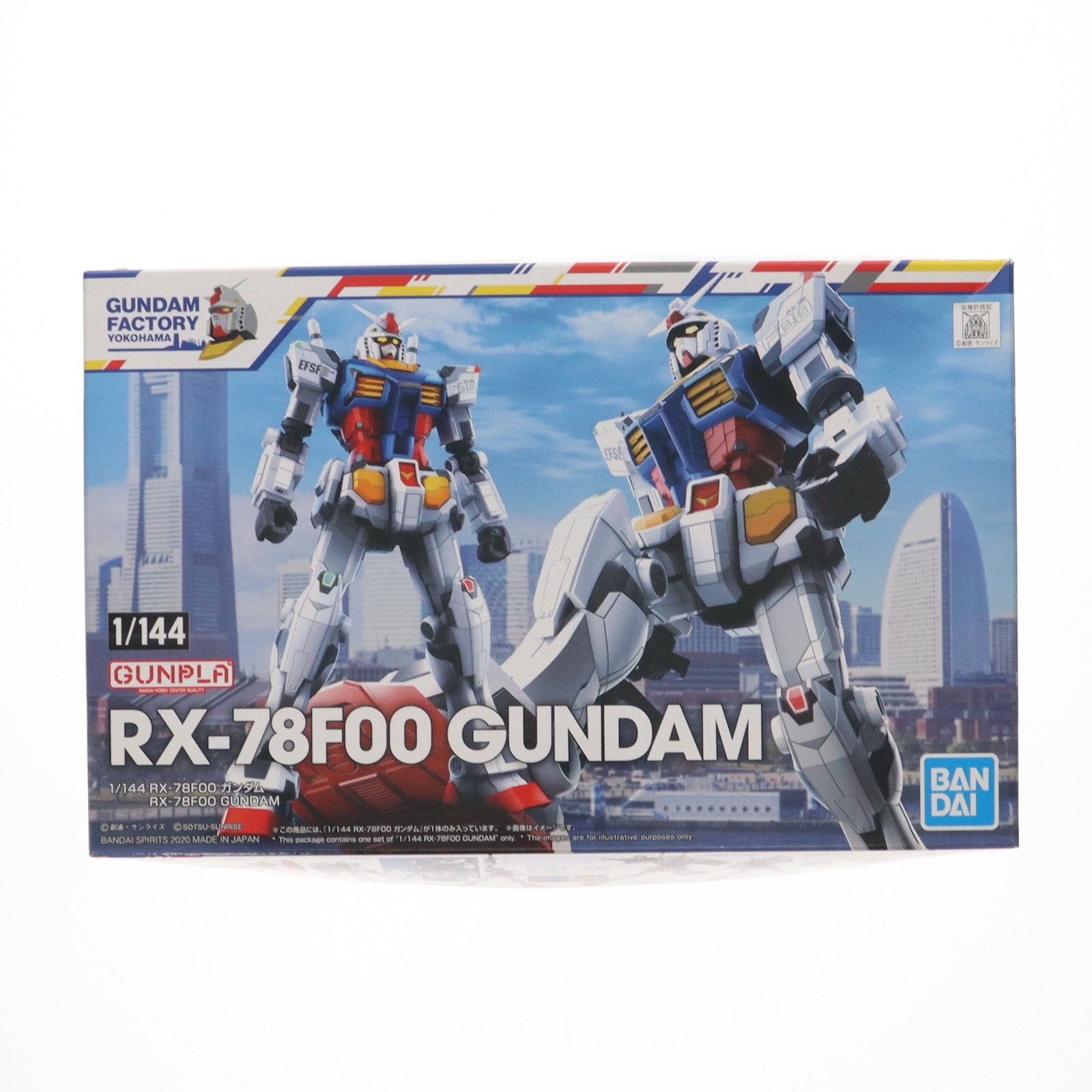 【中古即納】[PTM] GUNDAM FACTORY YOKOHAMA限定 1/144 RX-78F00 ガンダム 機動戦士ガンダム プラモデル(5060702) バンダイスピリッツ(20201231)