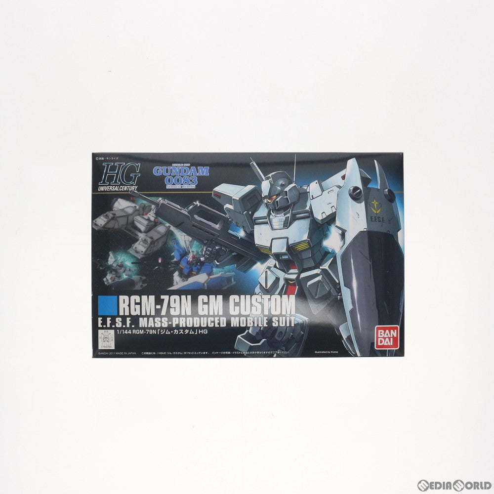 【中古即納】[PTM] HGUC 1/144 RGM-79N ジム・カスタム 機動戦士ガンダム0083 STARDUST MEMORY(スターダストメモリー) プラモデル(0166784) バンダイ(20180411)