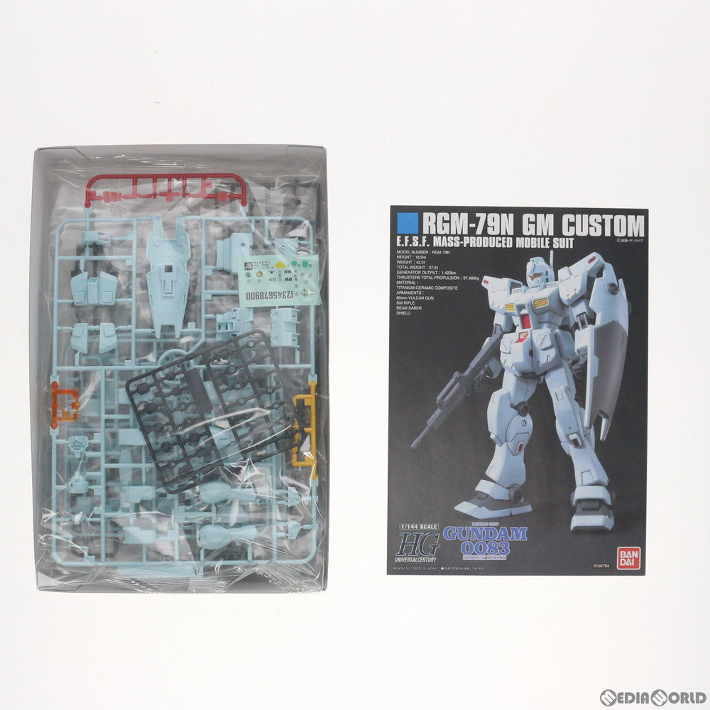 【中古即納】[PTM] HGUC 1/144 RGM-79N ジム・カスタム 機動戦士ガンダム0083 STARDUST MEMORY(スターダストメモリー) プラモデル(0166784) バンダイ(20180411)