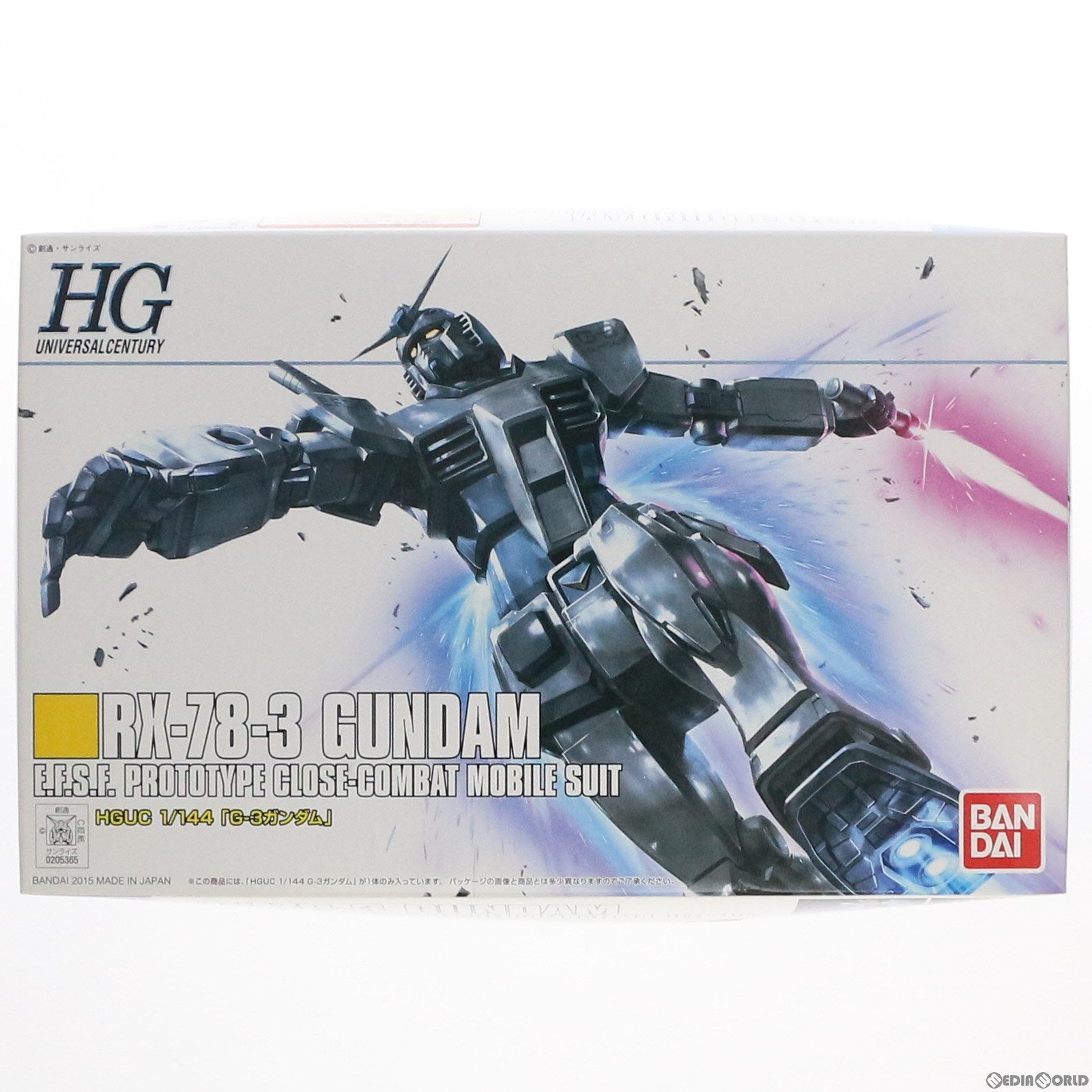 【中古即納】[PTM] イベント限定 HGUC 1/144 REVIVE RX-78-3 G-3ガンダム 機動戦士ガンダム プラモデル(0205365) バンダイ(20151120)