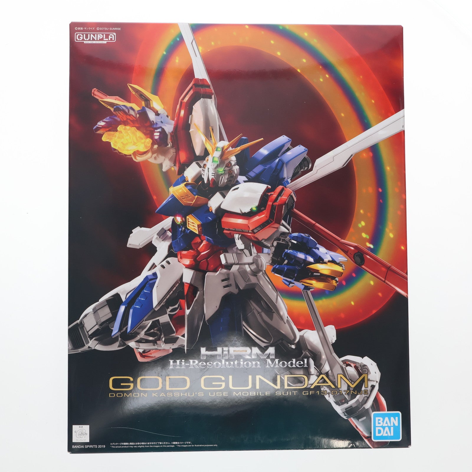 【中古即納】[PTM] ハイレゾリューションモデル 1/100 GF13-017NJII ゴッドガンダム 機動武闘伝Gガンダム プラモデル(5058206) バンダイスピリッツ(20191026)