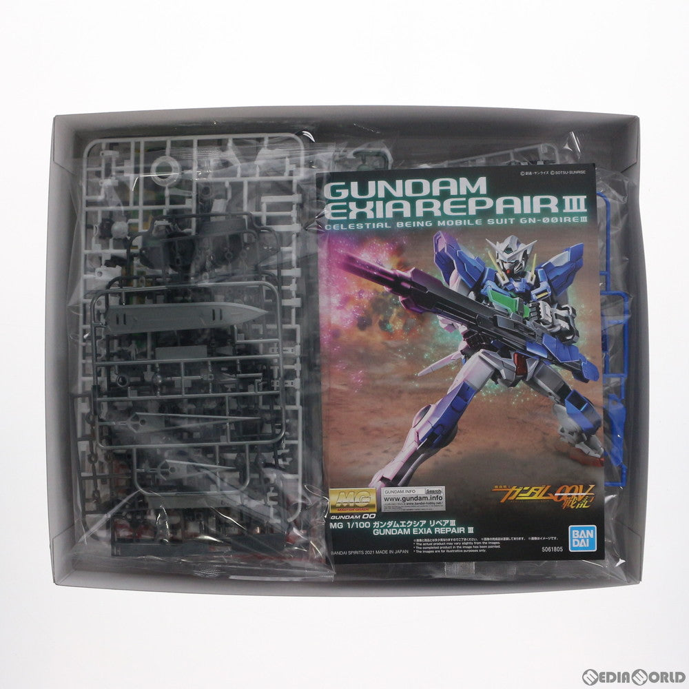 【中古即納】[PTM] (再販) プレミアムバンダイ限定 MG 1/100 GN-001REIII ガンダムエクシア リペアIII 機動戦士ガンダム00(ダブルオー) プラモデル(5061805) バンダイスピリッツ(20210618)