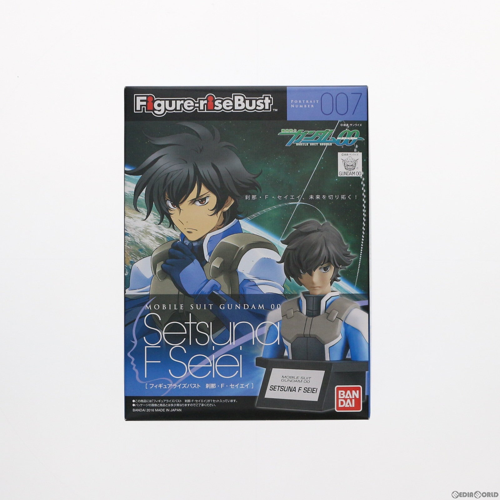 【中古即納】[PTM] Figure-rise Bust(フィギュアライズバスト) 刹那・F・セイエイ 機動戦士ガンダム00(ダブルオー) プラモデル バンダイ(20160918)