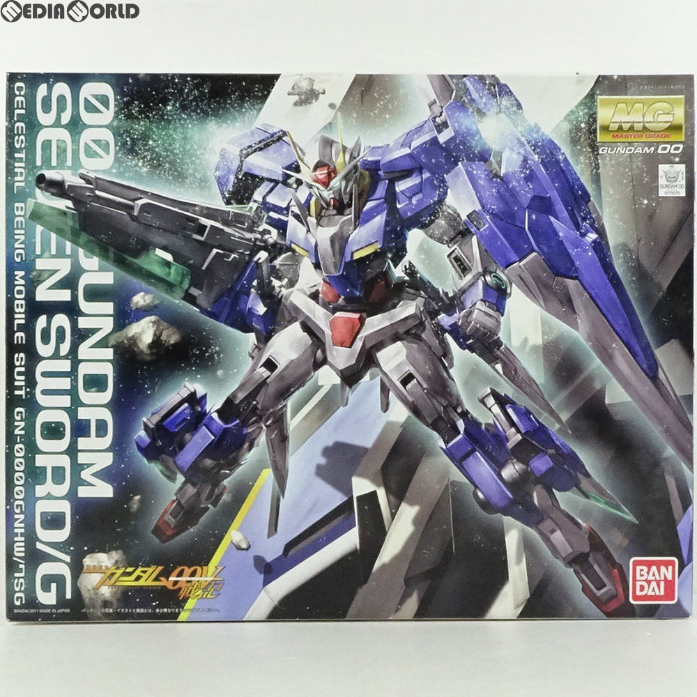 【中古即納】[PTM] MG 1/100 GN-0000GNHW/7SG ダブルオーガンダム セブンソード/G 機動戦士ガンダム00V(ダブルオーブイ)戦記 プラモデル(0171075) バンダイ(20200919)