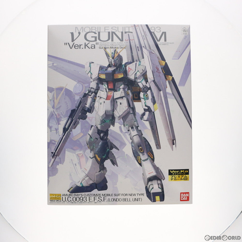 【中古即納】[PTM] MG 1/100 RX-93 νガンダム Ver.Ka プレミアムデカール同梱版 機動戦士ガンダム 逆襲のシャア プラモデル(0222240) バンダイ(20170930)