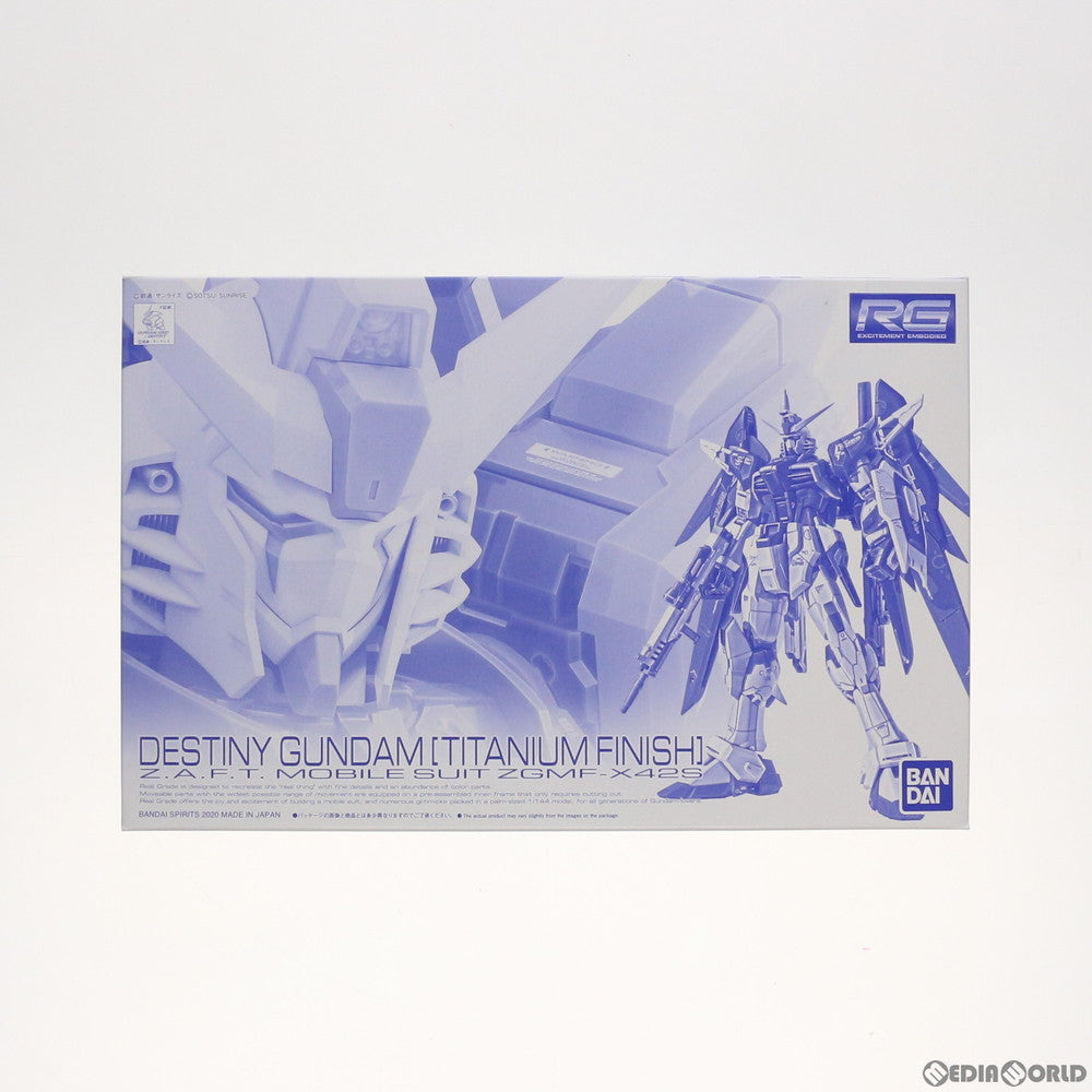 【中古即納】[PTM] プレミアムバンダイ限定 RG 1/144 ZGMF-X42S デスティニーガンダム(チタニウムフィニッシュ) 機動戦士ガンダムSEED DESTINY(シード デスティニー) プラモデル(5060237) バンダイスピリッツ(20200630)