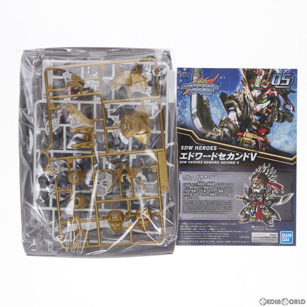 【中古即納】[PTM] エドワードセカンドV SDガンダムワールド ヒーローズ プラモデル(5061656) バンダイスピリッツ(20210625)